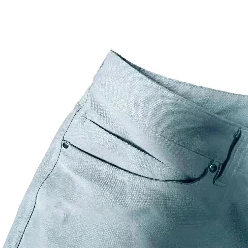 Lululemon Men's Light grayStraight Jeans Size 34 5-Pocket Design - Picture 7 of 11
